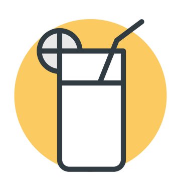 Limonata vektör simgesi