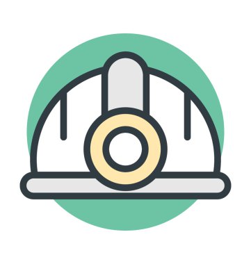 Araştırma şapka renkli vektör simgesi