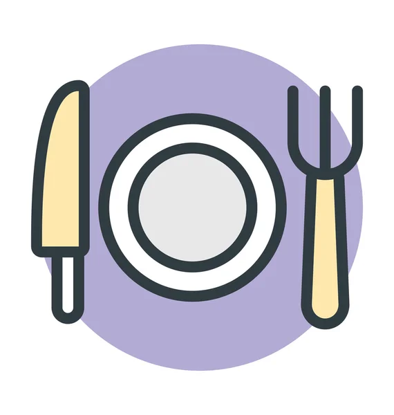 Icono de Vector de comedor — Archivo Imágenes Vectoriales