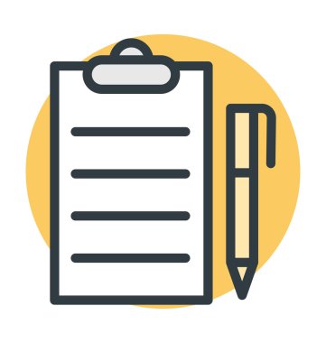 Takvim renkli vektör simgesi