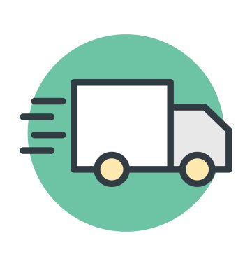 Kargo konteyner renkli Vectori con