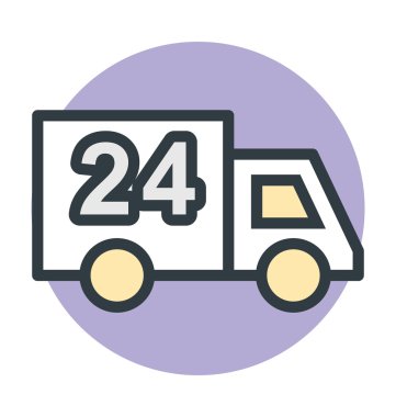 Hizmet renkli vektör simge arama