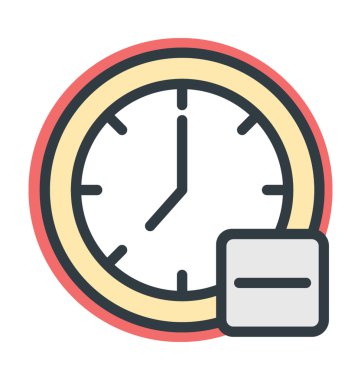 Saat vektör simgesi