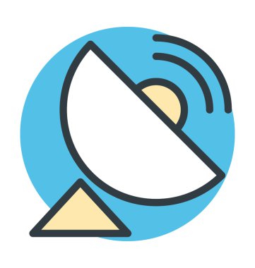 uydu anten vektör simgesi