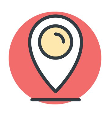 harita pin vektör simgesi