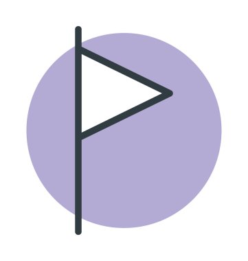 Bayrak Vektörü Simgesi