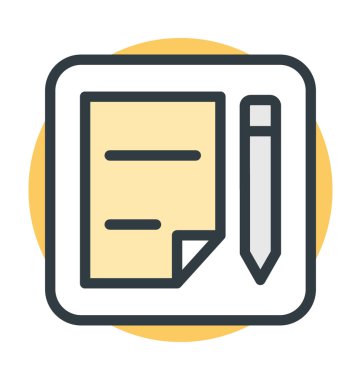 Yazma vektör simgesi