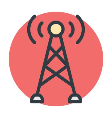 WiFi kule vektör simgesi