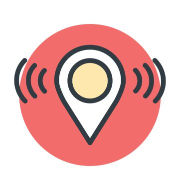 harita pin vektör simgesi