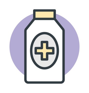 ilaç kavanozu vektör simgesi