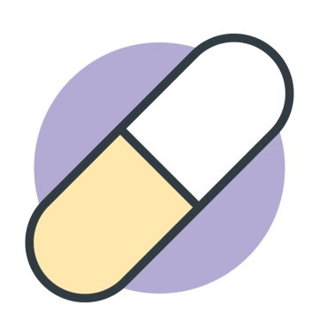 Kapsül Vektör Simgesi