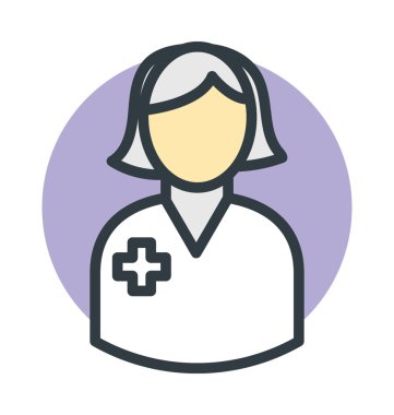 Erkek doktor vektör simgesi