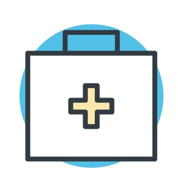 ilk yardım vektör simgesi