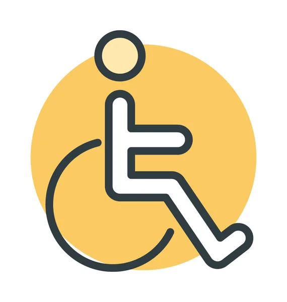 Handicap Vector Icon — Stock Vector