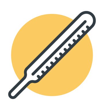 Termometre Vektör Simgesi