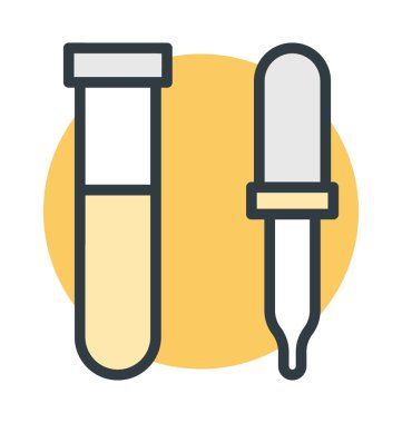 Laboratuvar Test vektör simgesi