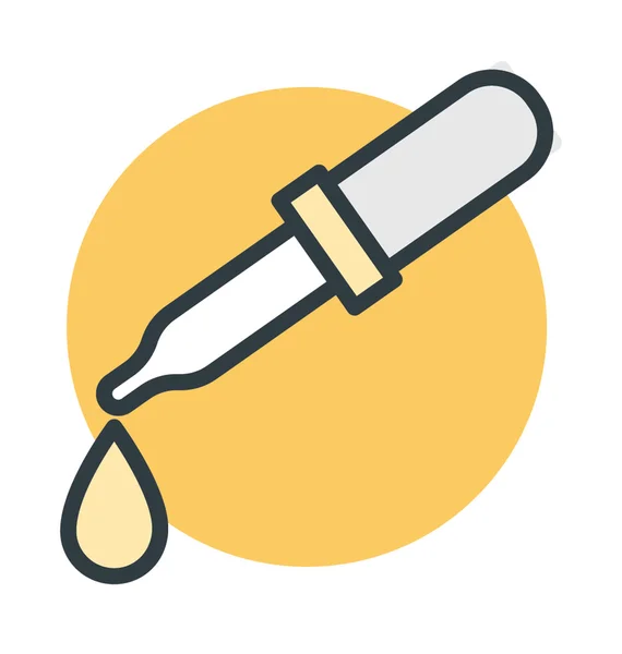 Pipette-Vektor-Symbol — Stockvektor