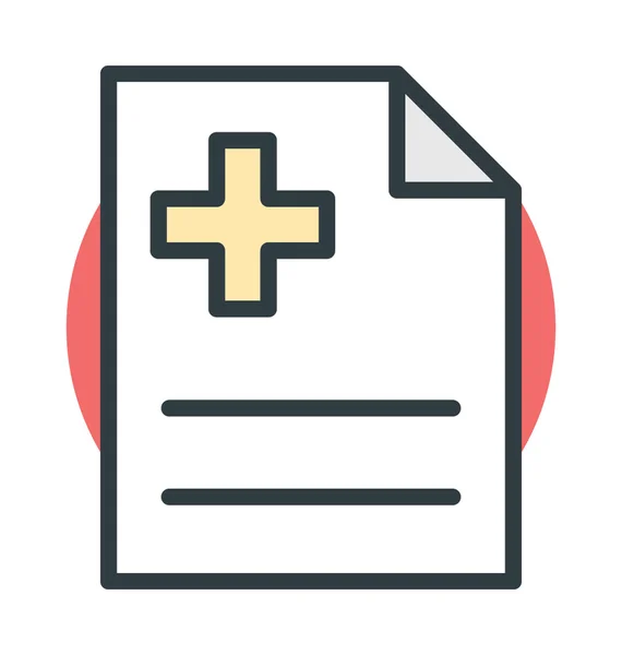 Prescrição Vector Icon — Vetor de Stock