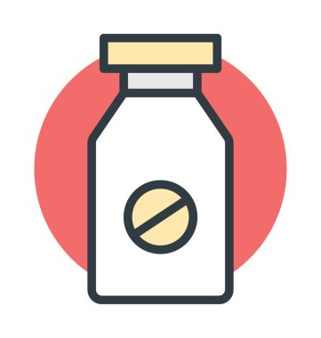 ilaç kavanozu vektör simgesi