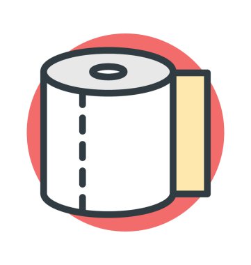 Doku Roll vektör simgesi