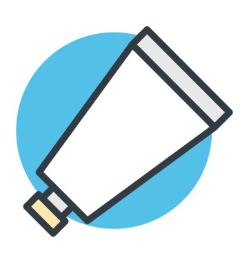 Diş macunu vektör simgesi