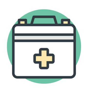 ilk yardım vektör simgesi