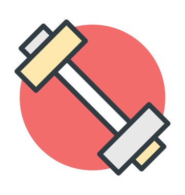 Dumbbell vektör simgesi