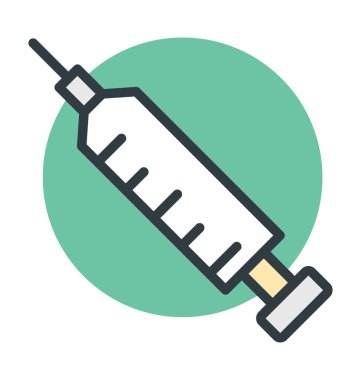 Enjeksiyon vektör simgesi