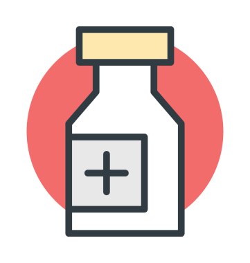 ilaç kavanozu vektör simgesi