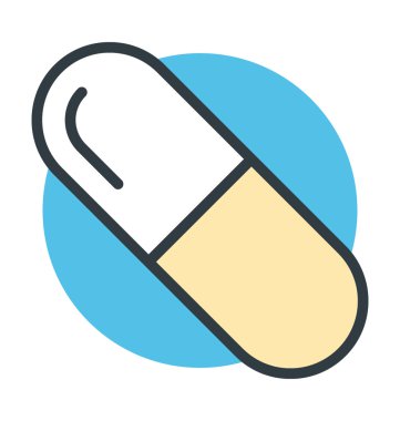 Kapsül Vektör Simgesi