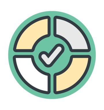 Onay işareti vektör simgesi