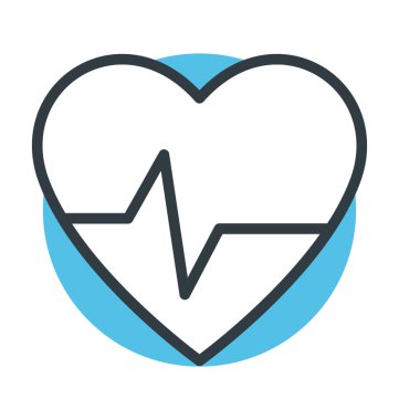 Yaşam çizgisi vektör simgesi