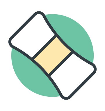 Bandaj vektör simgesi