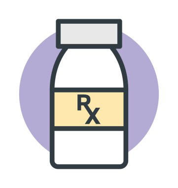 ilaç kavanozu vektör simgesi