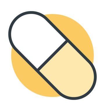 Kapsül Vektör Simgesi