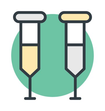 Koltuk değneği Vektörü Simgesi