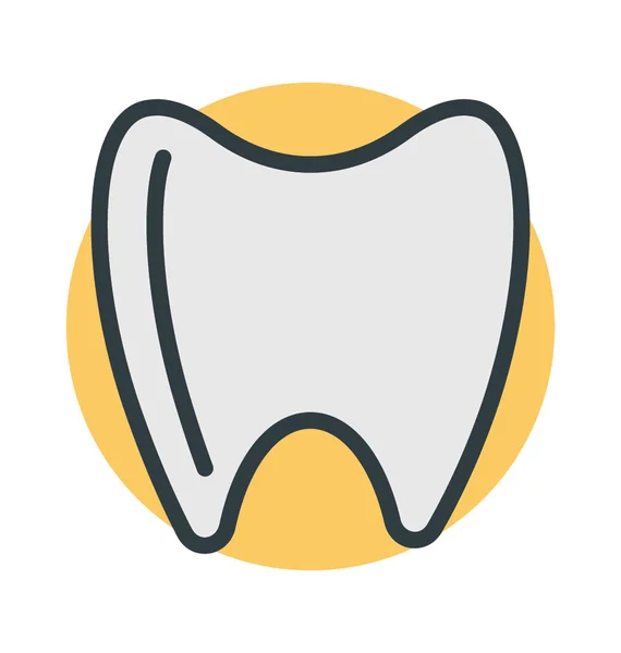 Icona del vettore dentale — Vettoriale Stock