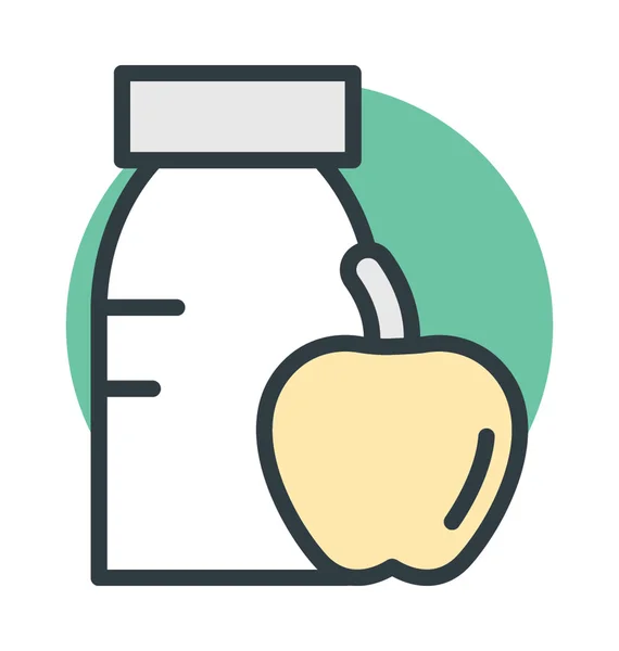 Gezonde voeding Vector Icon — Stockvector