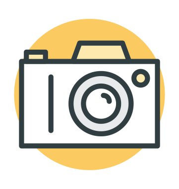 kamera vektör simgesi