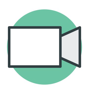 video kamera vektör simgesi