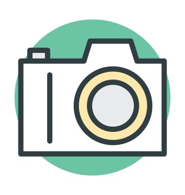 kamera vektör simgesi