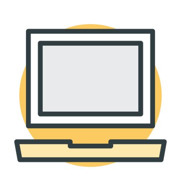 Laptop vektör simgesi