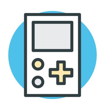 Gameboy vektör simgesi