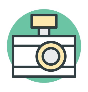 kamera vektör simgesi