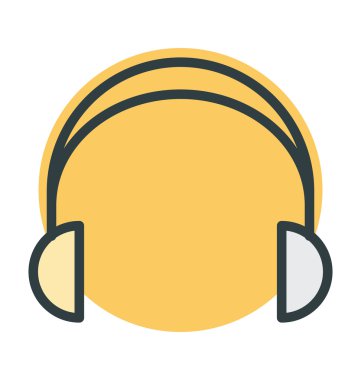 Kulaklık vektör simgesi