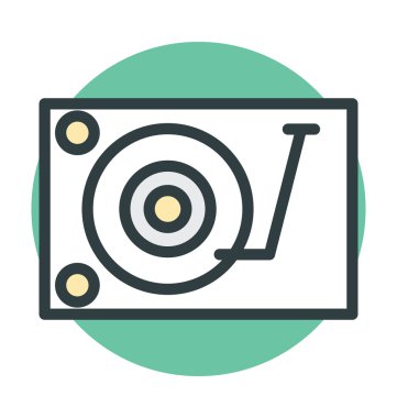 Sabit disk vektör simgesi