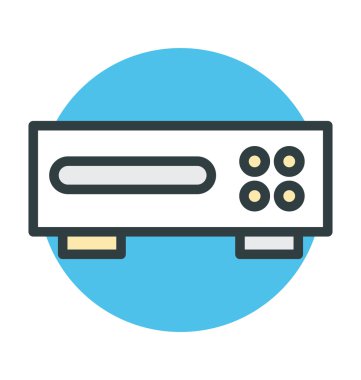 CD çalar vektör simgesi