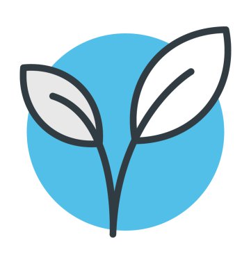 Dal renkli vektör simgesi