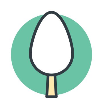 Cypress renkli vektör simgesi