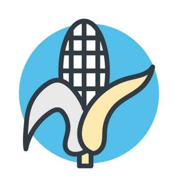 Mısır renkli vektör simgesi